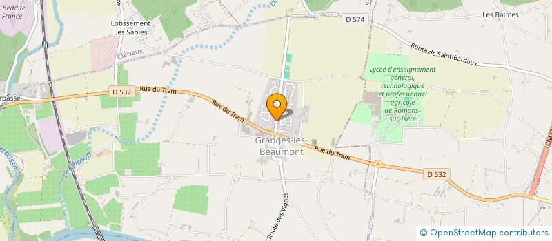 localisation de l'entreprise MONSIEUR MICHEL JAUMAIN  GRANGES-LES-BEAUMONT