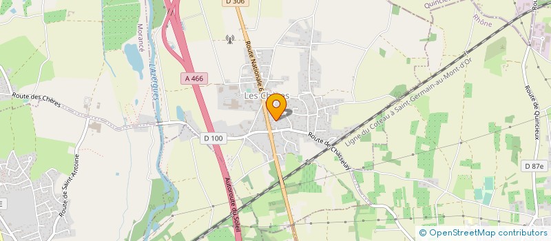 localisation de l'entreprise MONSIEUR MICHEL JAY à LES CHERES