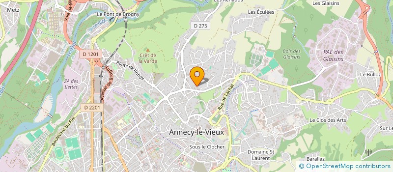 localisation de l'entreprise MONSIEUR MICHEL JAY  ANNECY