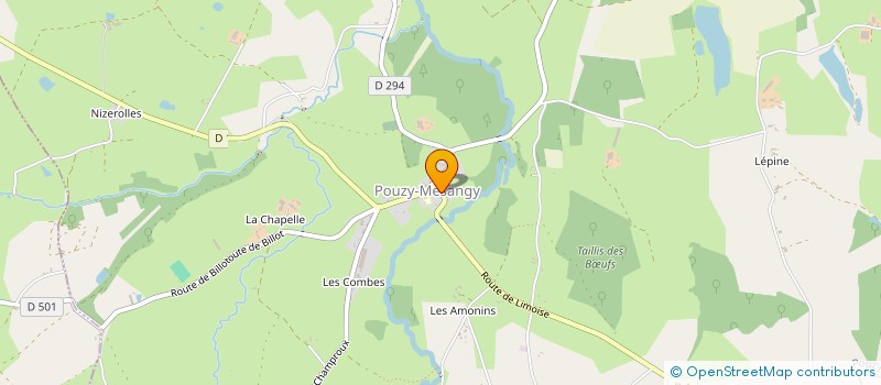 localisation de l'entreprise MONSIEUR MICHEL JEAMBEAU  POUZY-MESANGY