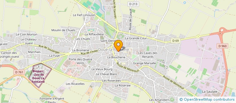 localisation de l'entreprise MONSIEUR MICHEL JEAN à DOUE-EN-ANJOU