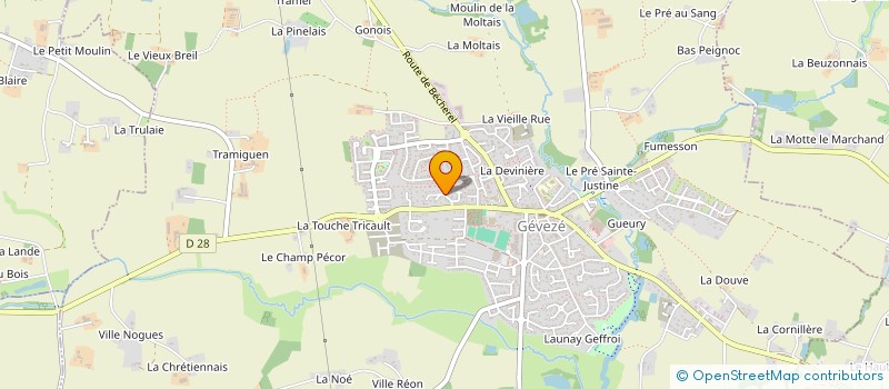 localisation de l'entreprise MONSIEUR MICHEL JEAN-PIE BOUGERIE  GEVEZE