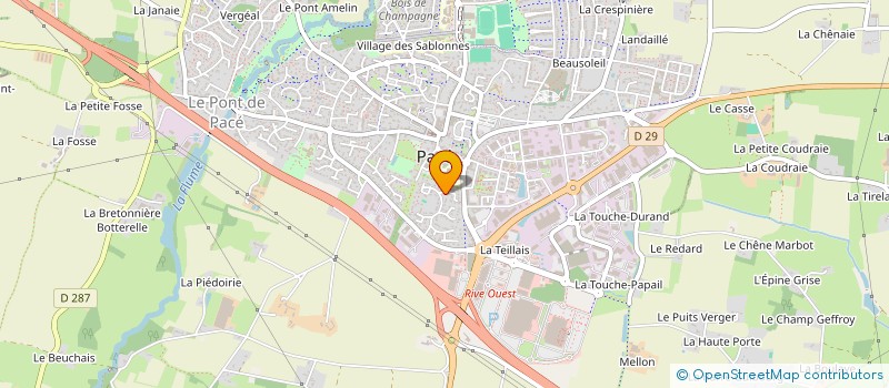 localisation de l'entreprise MONSIEUR MICHEL JEAN PIERRE LOUAZEL  PACE