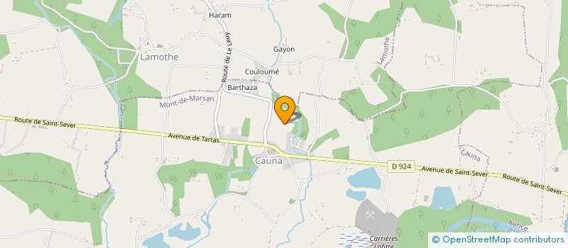 localisation de l'entreprise MONSIEUR MICHEL-JEAN TASTET  BANOS