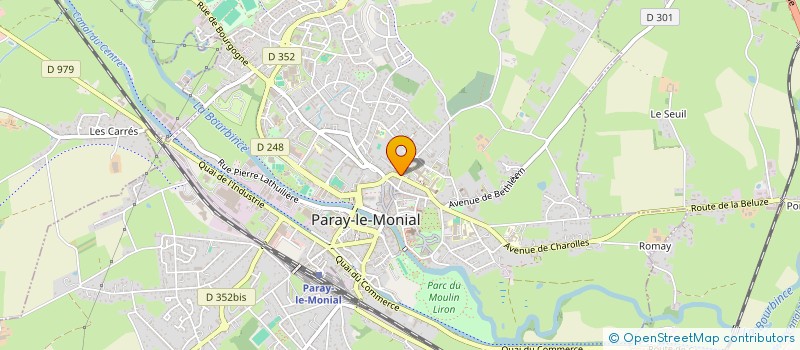 localisation de l'entreprise MONSIEUR MICHEL JEANDOT à PARAY-LE-MONIAL