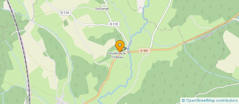 localisation de l'entreprise MONSIEUR MICHEL JEANMOUGIN  VOUDENAY