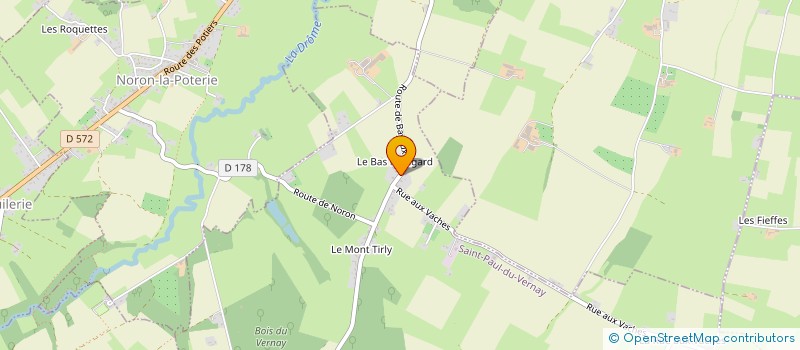 localisation de l'entreprise MONSIEUR MICHEL JEANNE DIT LEVAVASSEUR  SAINT-PAUL-DU-VERNAY