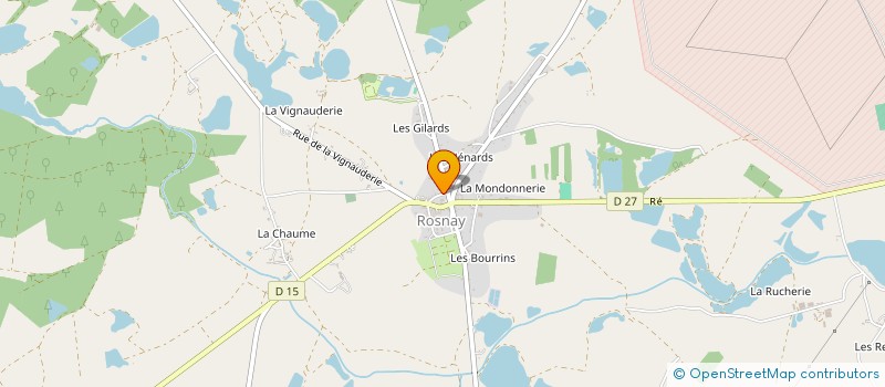 localisation de l'entreprise MONSIEUR MICHEL JEANNEAU à ROSNAY