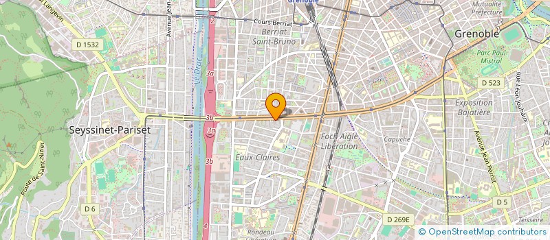 localisation de l'entreprise MONSIEUR MICHEL JEANNOT  GRENOBLE