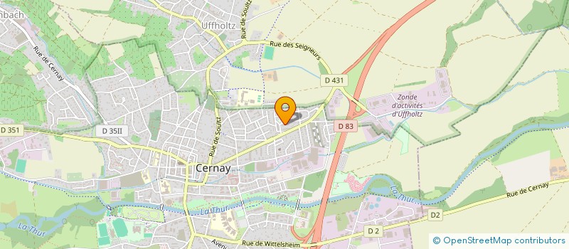 localisation de l'entreprise MONSIEUR MICHEL JENNY  RIEDISHEIM