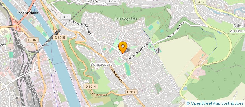 localisation de l'entreprise MONSIEUR MICHEL JEROME à BONSECOURS