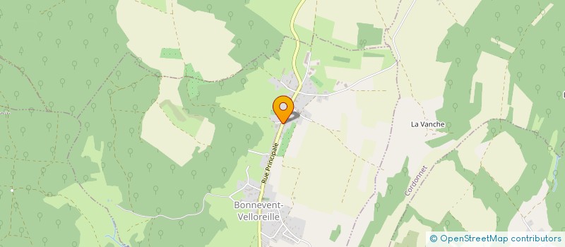 localisation de l'entreprise MONSIEUR MICHEL JEUNOT  BONNEVENT-VELLOREILLE