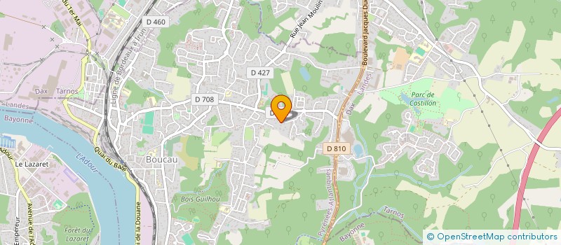 localisation de l'entreprise MONSIEUR MICHEL JIMENEZ  BOUCAU