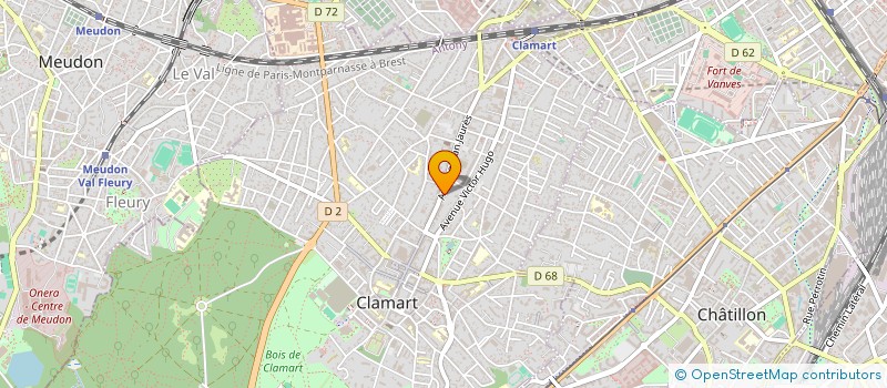 localisation de l'entreprise MONSIEUR MICHEL JOLIVOT à CLAMART