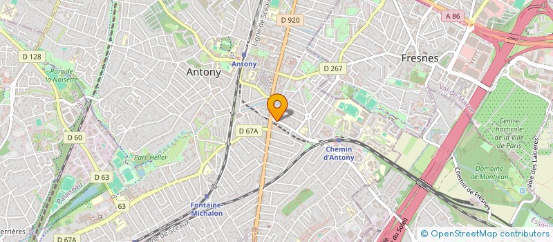 localisation de l'entreprise MONSIEUR MICHEL JOLLY à ANTONY