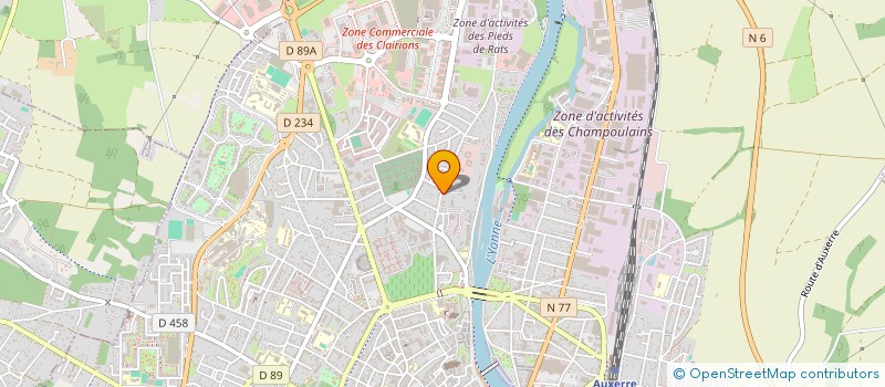 localisation de l'entreprise MONSIEUR MICHEL JOLLY à AUXERRE