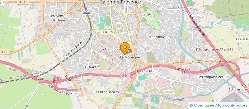 localisation de l'entreprise MONSIEUR MICHEL JOLY  SALON-DE-PROVENCE