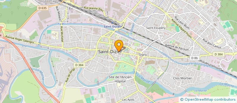 localisation de l'entreprise MONSIEUR MICHEL JOLY à SAINT-DIZIER