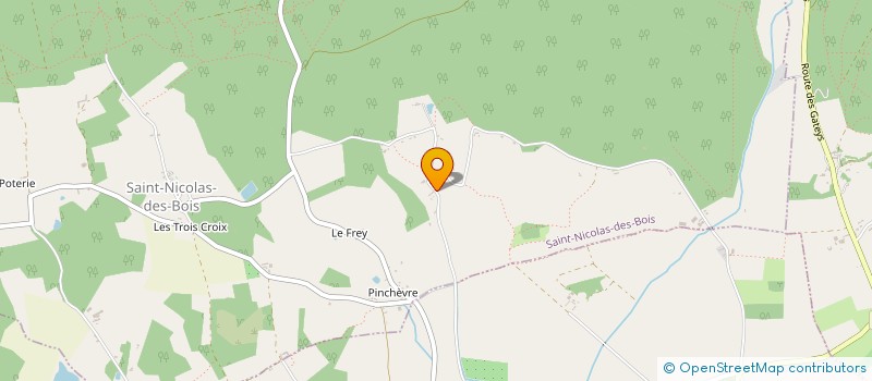 localisation de l'entreprise MONSIEUR MICHEL JORE à SAINT-NICOLAS-DES-BOIS