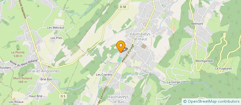 localisation de l'entreprise MONSIEUR MICHEL JOSEPH FOSSACECA  VAULNAVEYS-LE-HAUT