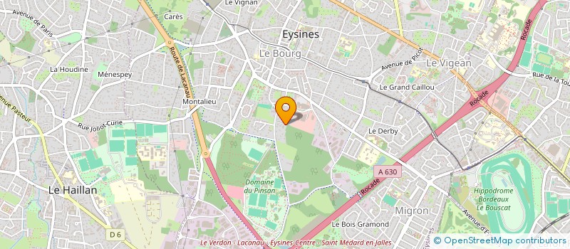 localisation de l'entreprise MONSIEUR MICHEL JOUANDET  EYSINES