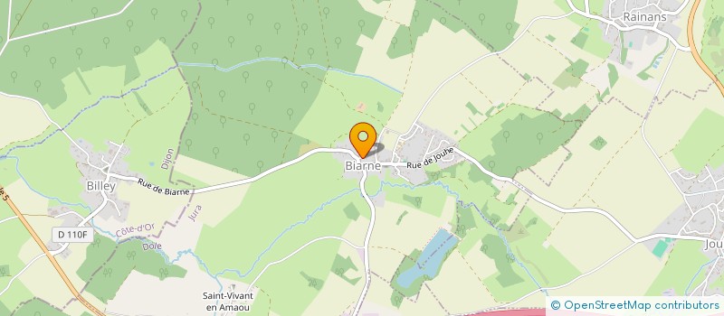 localisation de l'entreprise MONSIEUR MICHEL JOUARY  BIARNE