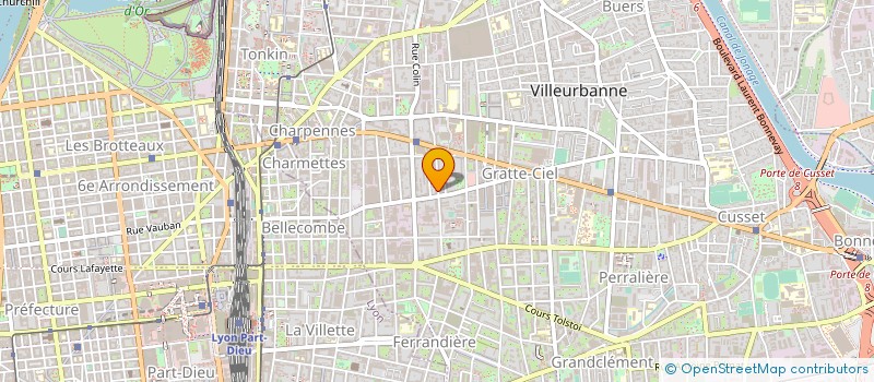 localisation de l'entreprise MONSIEUR MICHEL JOUBERT à VILLEURBANNE