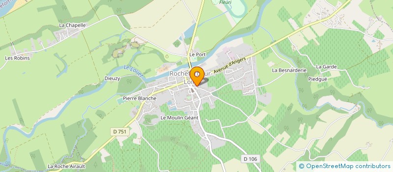 localisation de l'entreprise MONSIEUR MICHEL JOUBERT à ROCHEFORT-SUR-LOIRE