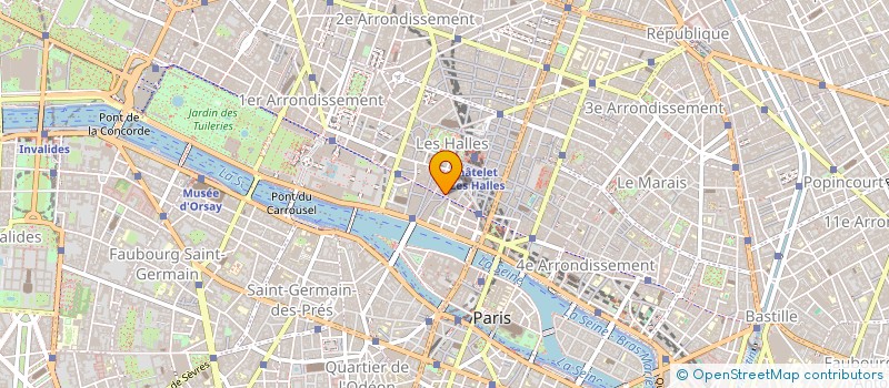 localisation de l'entreprise MONSIEUR MICHEL JOUFFIN  PARIS