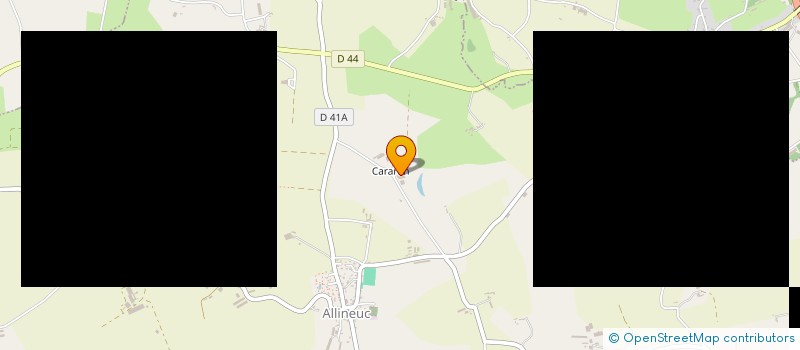 localisation de l'entreprise MONSIEUR MICHEL JOUNAY  ALLINEUC