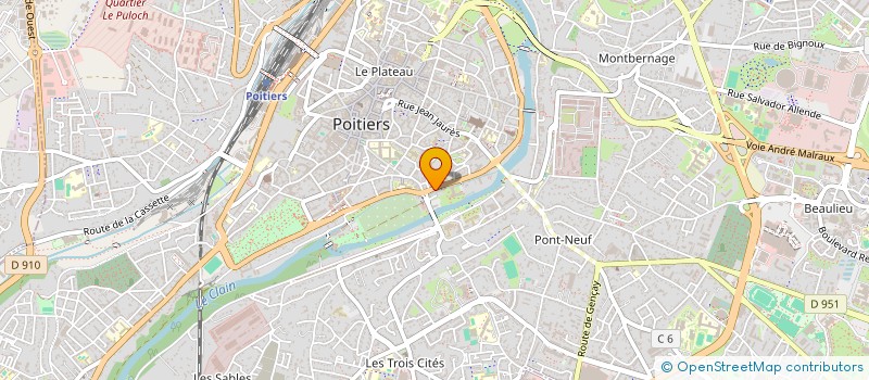 localisation de l'entreprise MONSIEUR MICHEL JOURAVLEFF  LA ROCHELLE