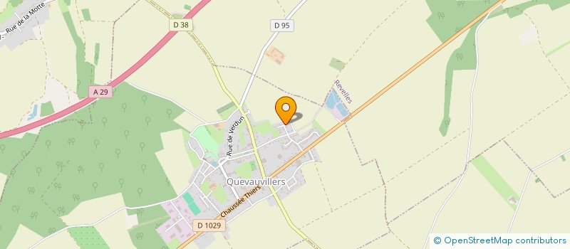 localisation de l'entreprise MONSIEUR MICHEL JOURDAINE  QUEVAUVILLERS