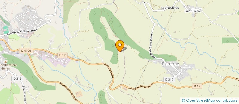 localisation de l'entreprise MONSIEUR MICHEL JOURDAN  PIERRERUE