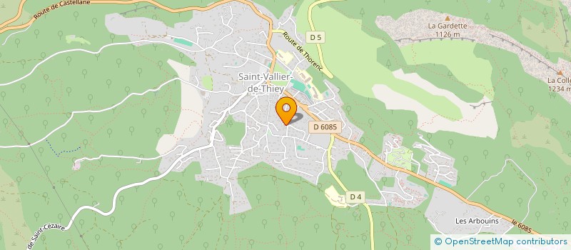 localisation de l'entreprise MONSIEUR MICHEL JOY  SAINT-VALLIER-DE-THIEY