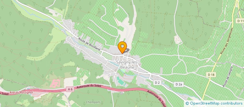 localisation de l'entreprise MONSIEUR MICHEL JOYEUX  SAVIGNY-LES-BEAUNE