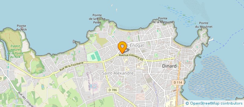 localisation de l'entreprise MONSIEUR MICHEL JUBRE  DINARD