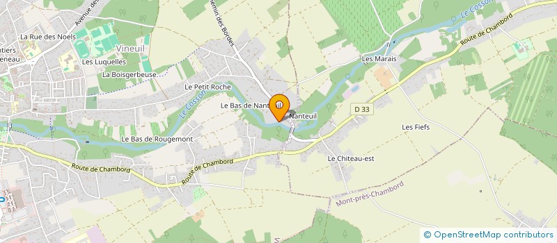 localisation de l'entreprise MONSIEUR MICHEL JULIEN à VINEUIL