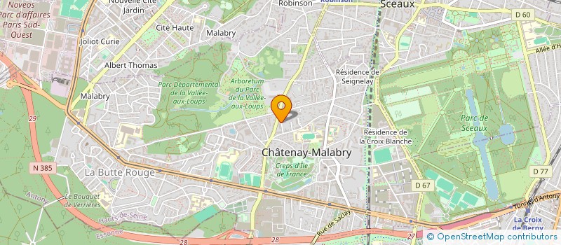 localisation de l'entreprise MONSIEUR MICHEL JULIEN à CHATENAY-MALABRY
