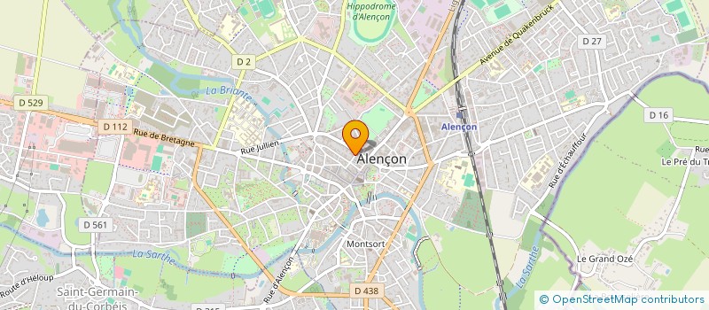 localisation de l'entreprise MONSIEUR MICHEL JULIN à ALENCON