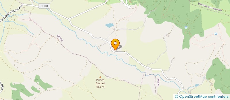 localisation de l'entreprise MONSIEUR MICHEL JULLIARD  GISSAC