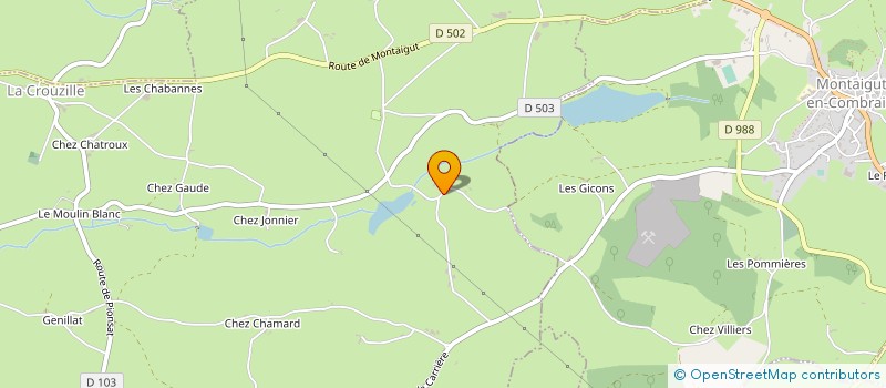 localisation de l'entreprise MONSIEUR MICHEL JUNIET  LAPEYROUSE