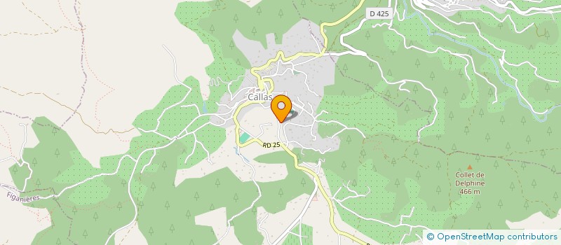 localisation de l'entreprise MONSIEUR MICHEL JUST  CALLAS