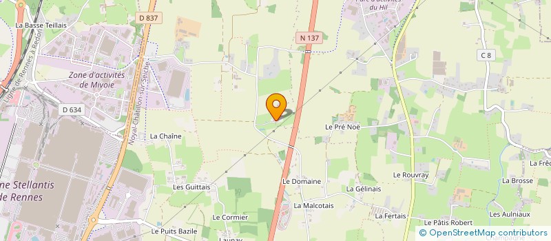 localisation de l'entreprise MONSIEUR MICHEL JUSTAL  NOYAL-CHATILLON-SUR-SEICHE