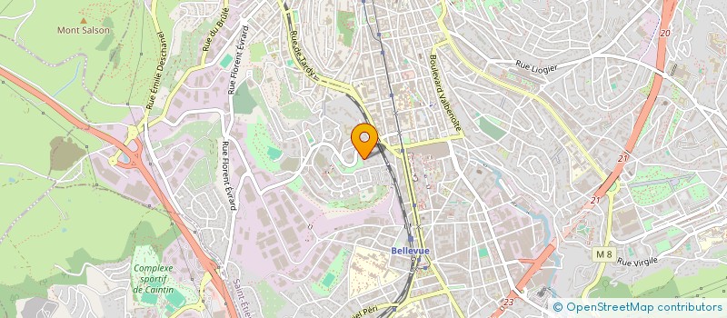 localisation de l'entreprise MONSIEUR MICHEL KALALA  SAINT-ETIENNE