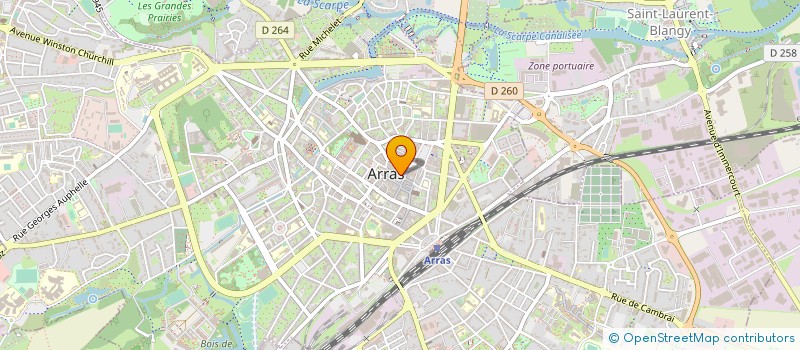 localisation de l'entreprise MONSIEUR MICHEL KAMANO à ARRAS