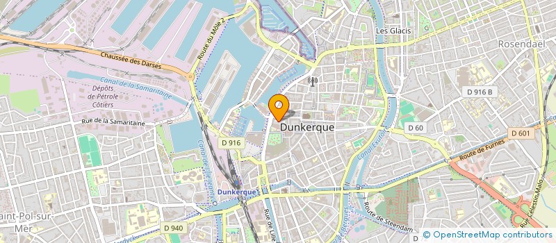 localisation de l'entreprise MONSIEUR MICHEL KAPINSKI à DUNKERQUE
