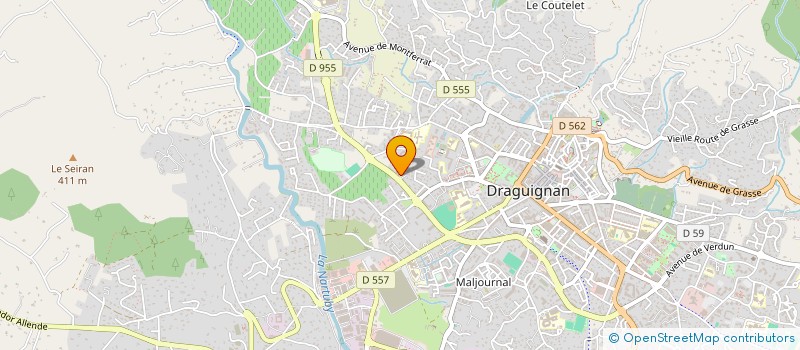 localisation de l'entreprise MONSIEUR MICHEL KATCHADOURIAN à DRAGUIGNAN