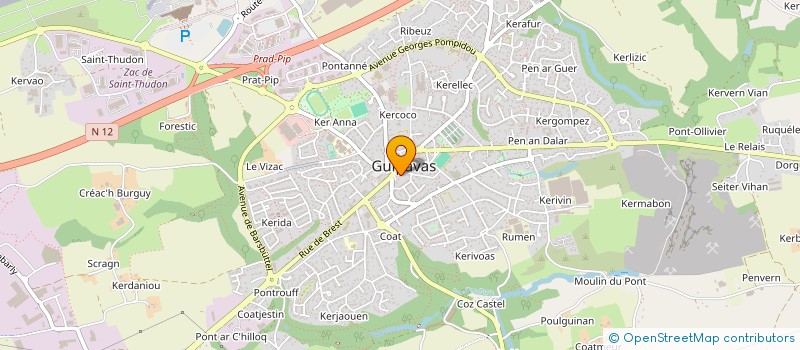 localisation de l'entreprise MONSIEUR MICHEL KERGASTEL à BREST