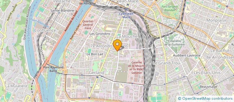 localisation de l'entreprise MONSIEUR MICHEL KERLEROUX à LYON