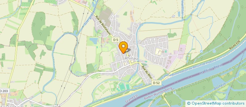 localisation de l'entreprise MONSIEUR MICHEL KIEFFER  RHINAU